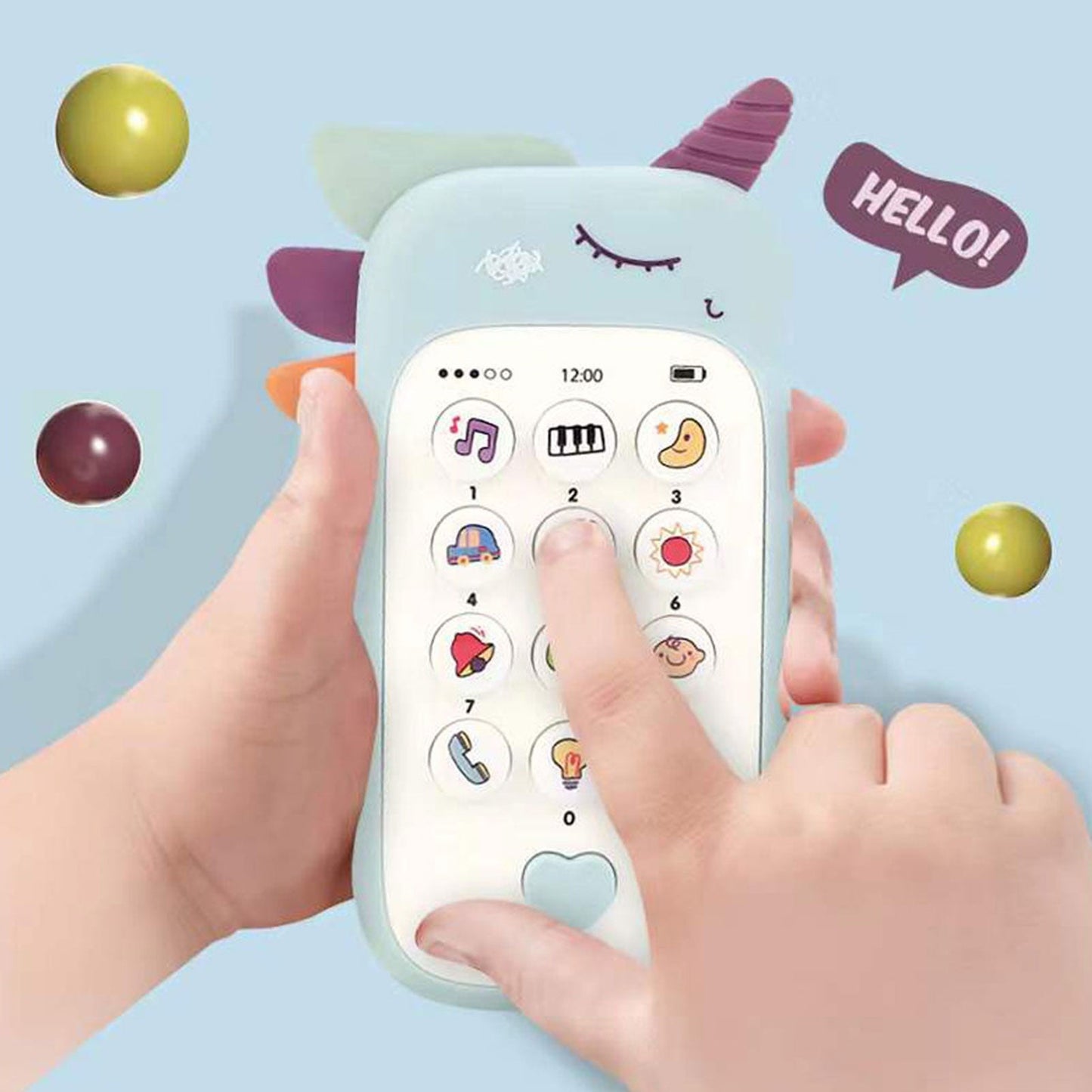 Bilingual Baby Phone - Educational and Fun Toy for Infants